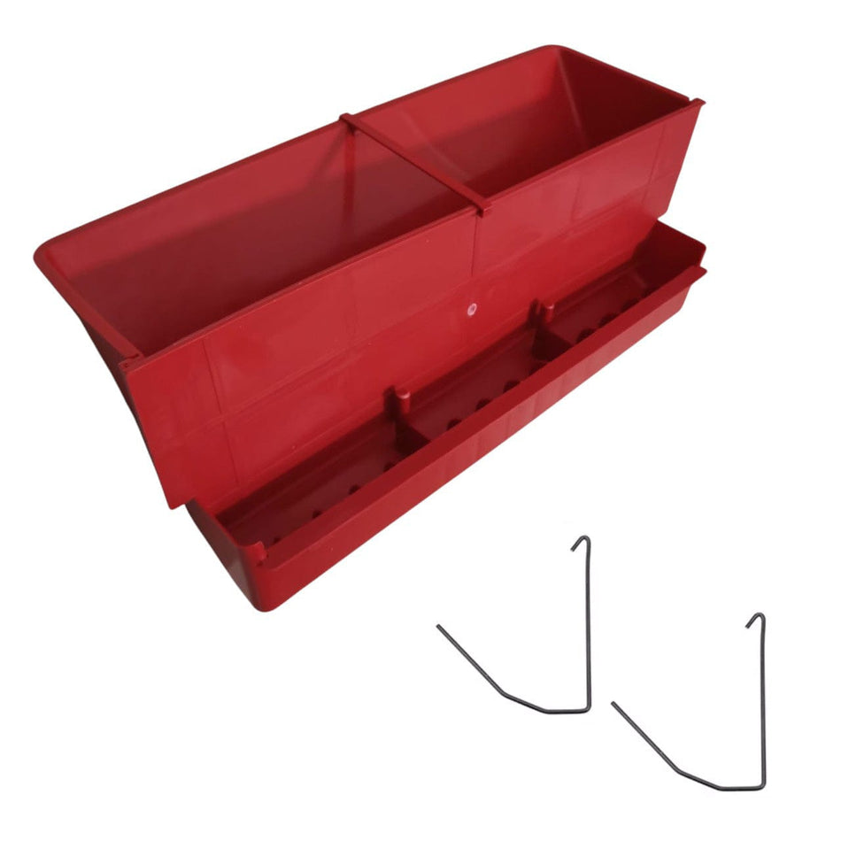 NWQuailFarm Quail Cage Feeder Trough