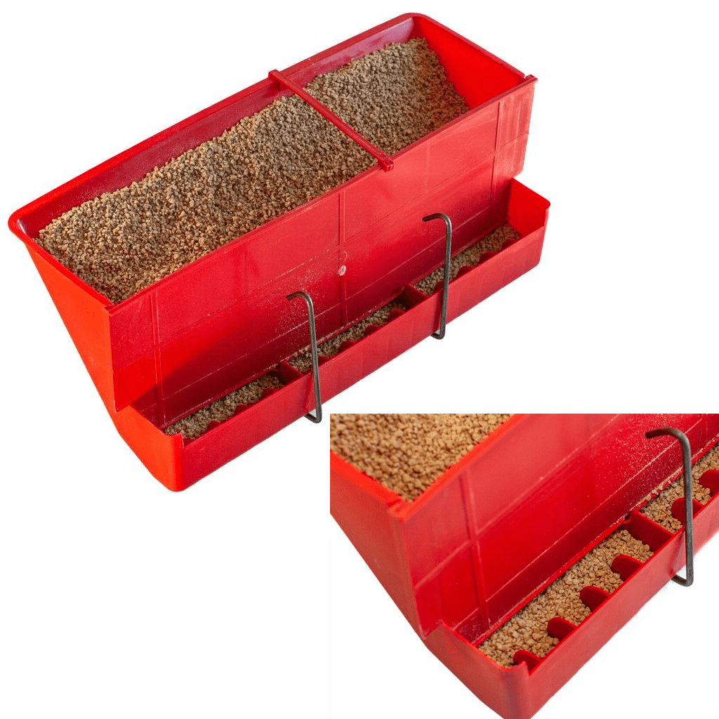Quail Cage Feeder Trough – NWQuailFarm