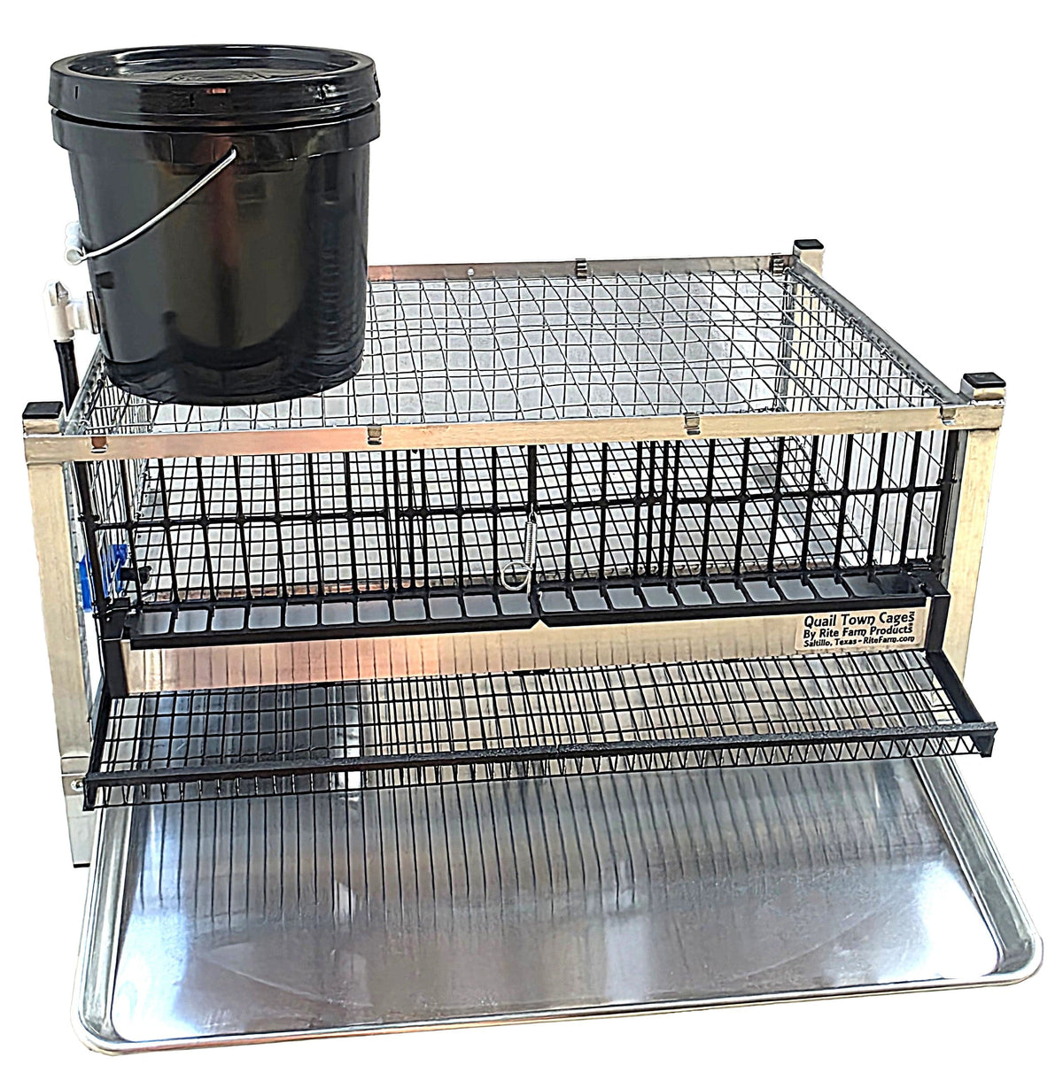 Parchment paper litter tray liners compatible with Quail Town cages