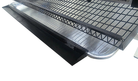 Quail Town feed saver extension for quail cage litter tray