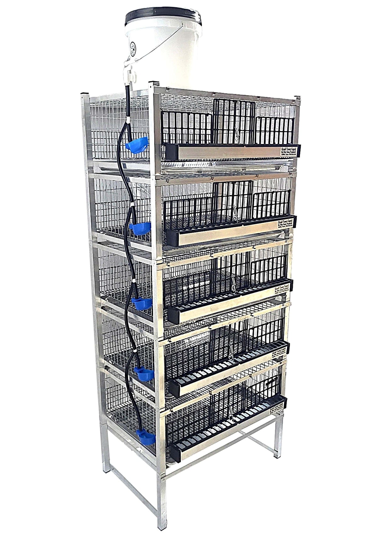 Quail Town modular quail cage system – clear reservoir product image