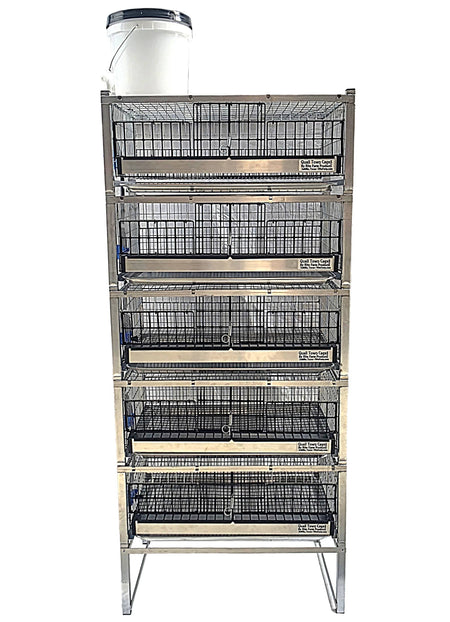 Quail Town modular quail cage system – clear reservoir product image