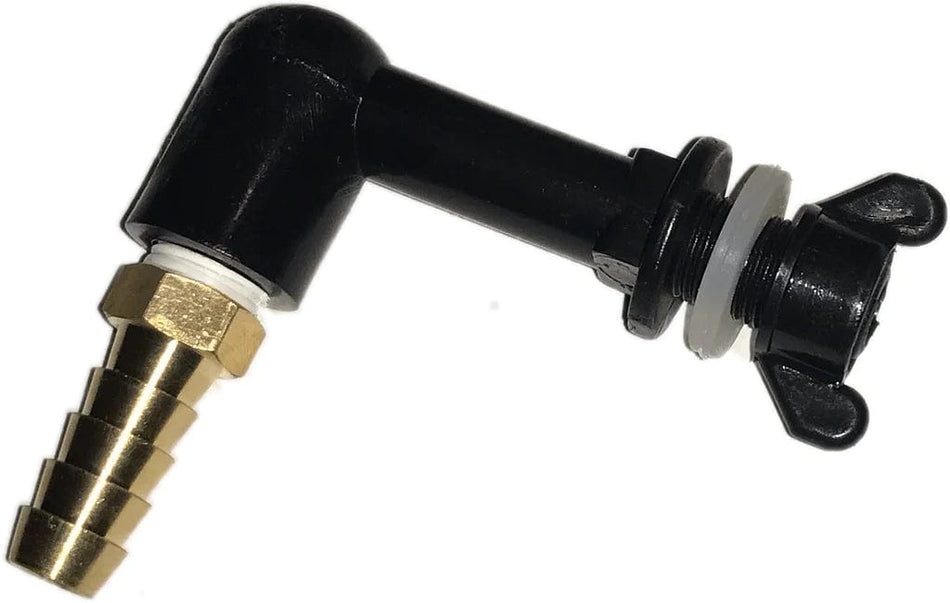 NWQuailFarm Bucket Connectors Bucket Connector For Gravity Fed Water Ststem with 5/16” Brass Barb