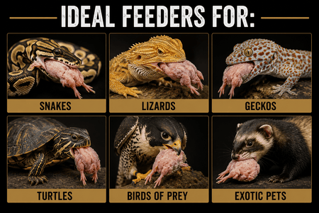 NWQuailFarm Day-Old Frozen Quail Feeders