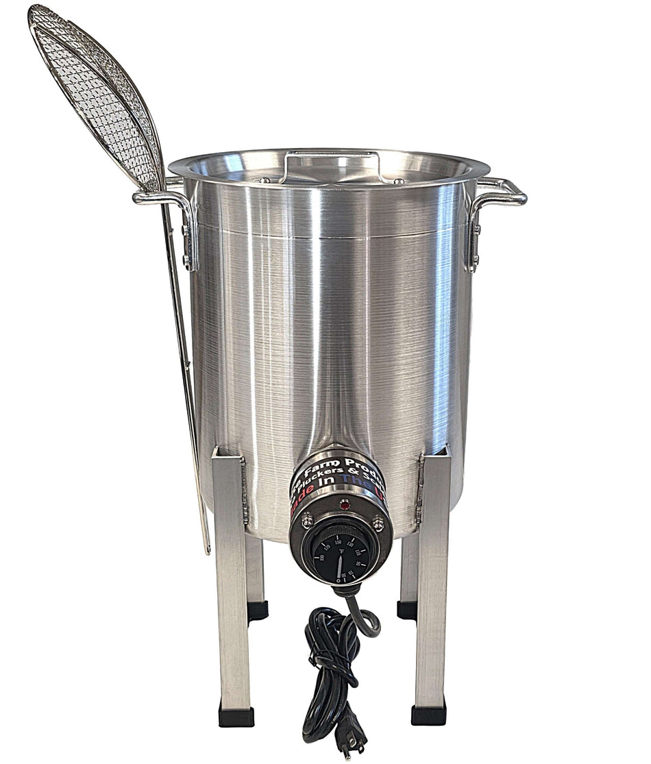 Quail, Pigeon, Dove, Small Bird Supplies 4-Gallon Electric Quail Scalder – 1,000W