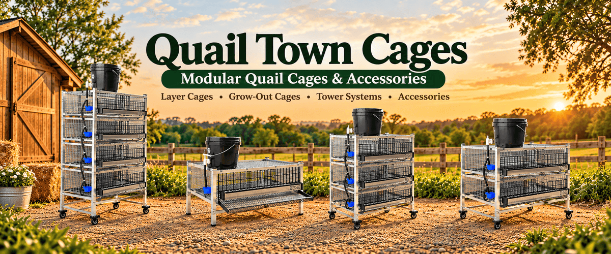 Quail Town Cages homestead slideshow banner